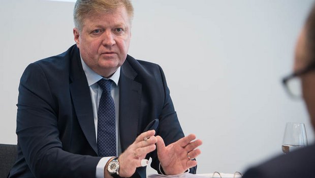 Peter Pfeilschifter (Im Foto an der Bilanzmedienkonferenz in Zürich im März 2019) wurde im Dezember 2019 zum CEO der Hochdorf-Gruppe ernannt.