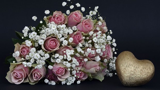Zum Valentinstag haben Rosensträusse wieder Hochkonjunktur. (Bild Pixabay)
