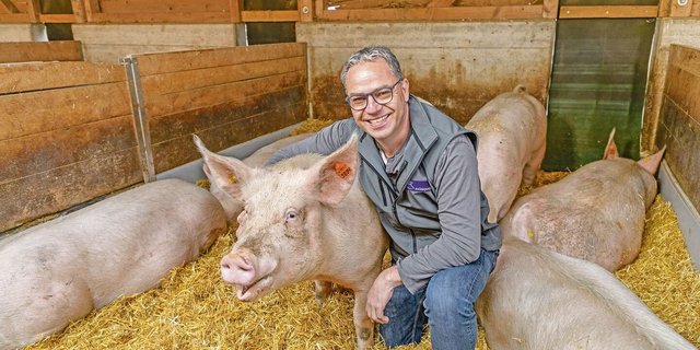 Der abtretende Suisseporcs-Präsident Meinrad Pfister wird wieder vermehrt auf seinem Wiggerhof in Altishofen LU anzutreffen sein.