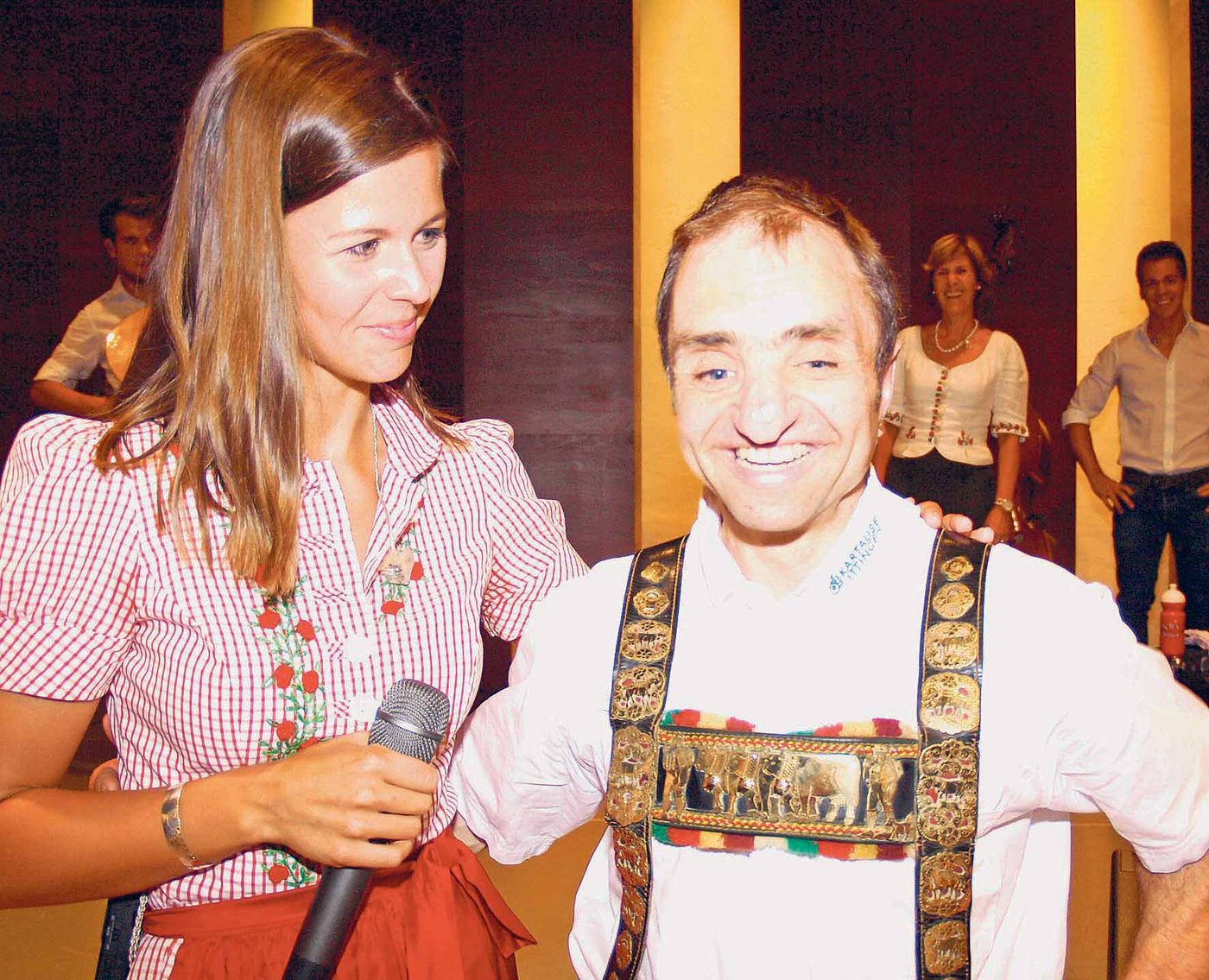 Nikklaus Bösch feiert seinen 43. Geburtstag zusammen mit Melanie von Oesch’s die Dritten. Als Geschenk ... (Bilder Mario Tosato)