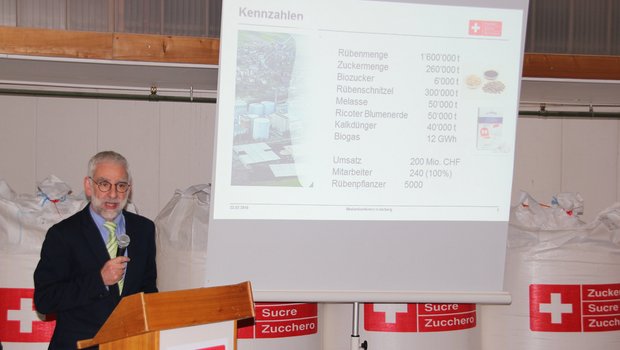 Guido Stäger, CEO der Schweizer Zucker AG, ist auf einem Bauernbetrieb in Steinach SG aufgewachsen. (Bild SBV)