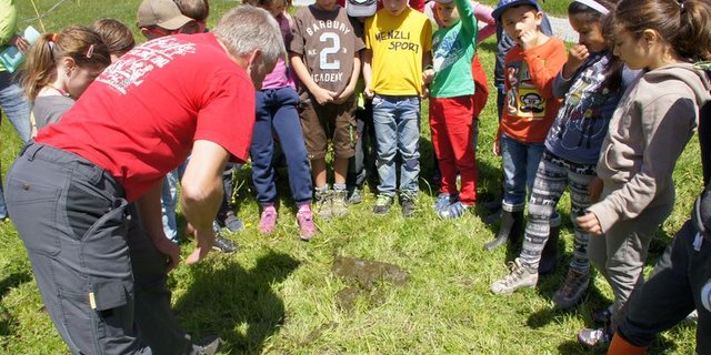 Rund 52'000 Kinder konnten 2019 dank SchuB die Schweizer Landwirtschaft hautnah kennenlernen - wie hier zum Beispiel in der Lenzerheide. (Bild lid)