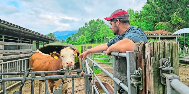 Alleine mit seinen Tieren: Andreas Dähler vermisst im Alltag den Kontakt mit Menschen und hätte gerne eine eigene Familie.