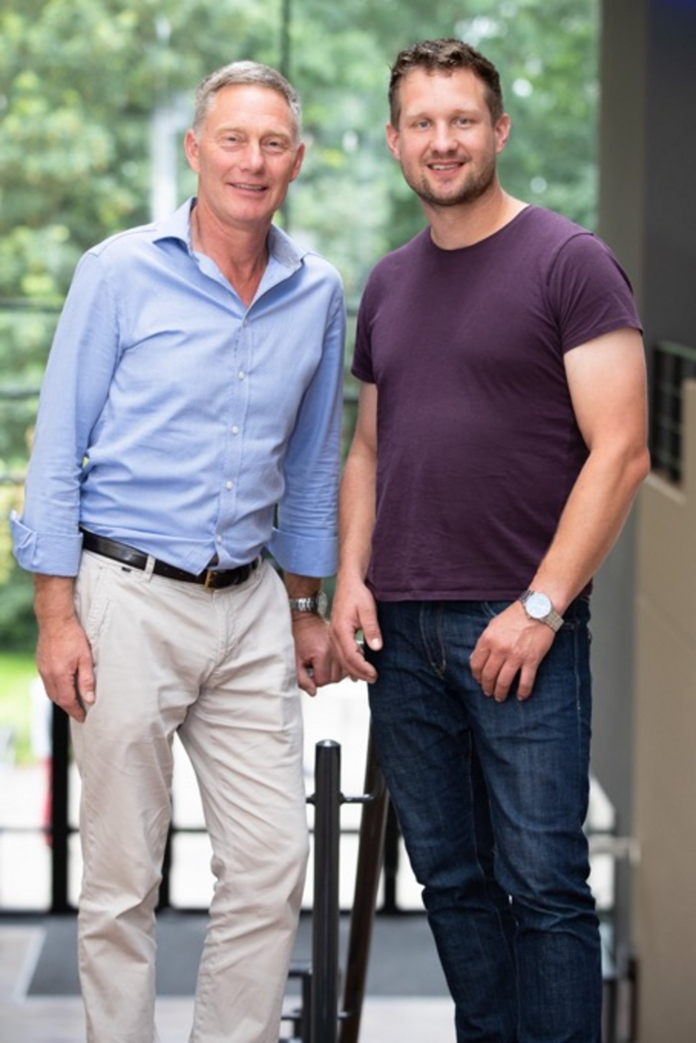 (v.l. ): Präsident der European Dairy Farmers Neil Dyson und Urs Wegmann, neuer Vizepräsident (Bild Sabrina Schlegel)