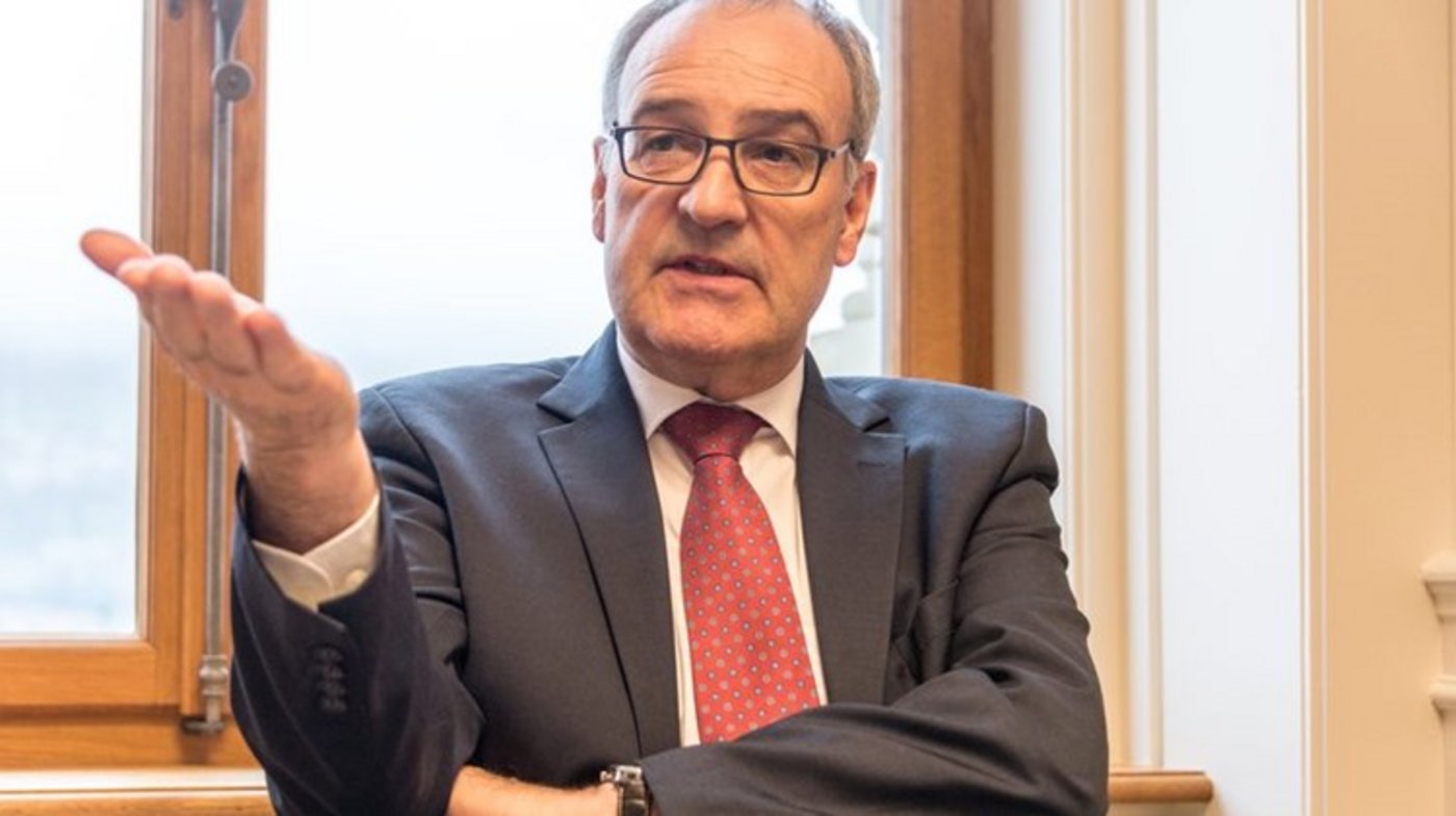 Agrarminister Guy Parmelin sieht Freihandelsabkommen als Win-win-Situationen. (Bild Hansjürg Jäger)