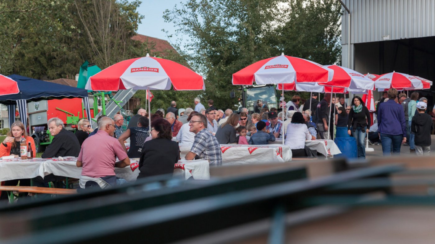 Die Festwirtschaft war gut besucht. 