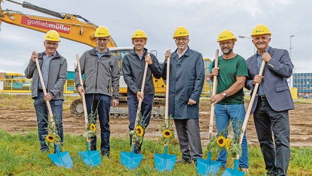 In Zofingen ist der Spatenstich für die erste Agrola-Wasserstoff-Tankstelle erfolgt.(Bild zVg)