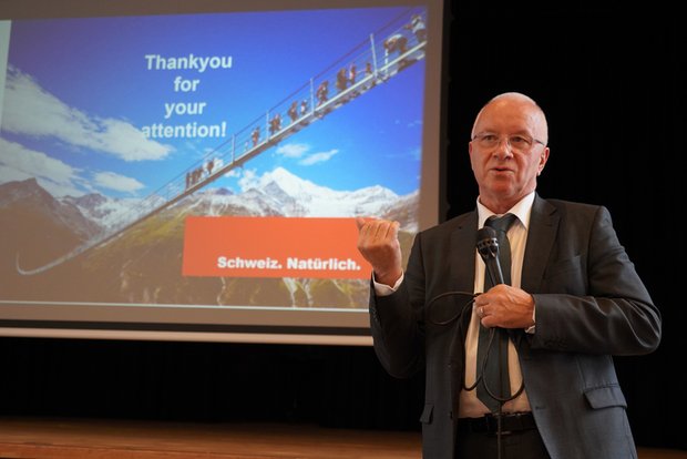 Bernard Lehmann im Jahr 2018 an einer internationalen Pressetour des Agrarjournalistenverbandes. (Bild mr)