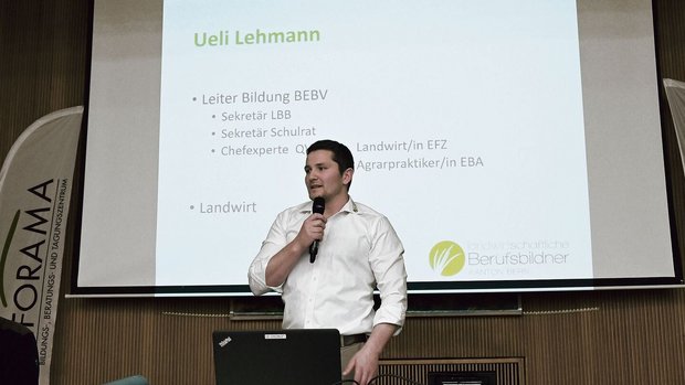 Ueli Lehmann ist sei Ueli Lehmann ist seit Mai 2020 Leiter Bildung. Doch den Lehrmeistern persönlich vorstellen konnte er sich erst jetzt.