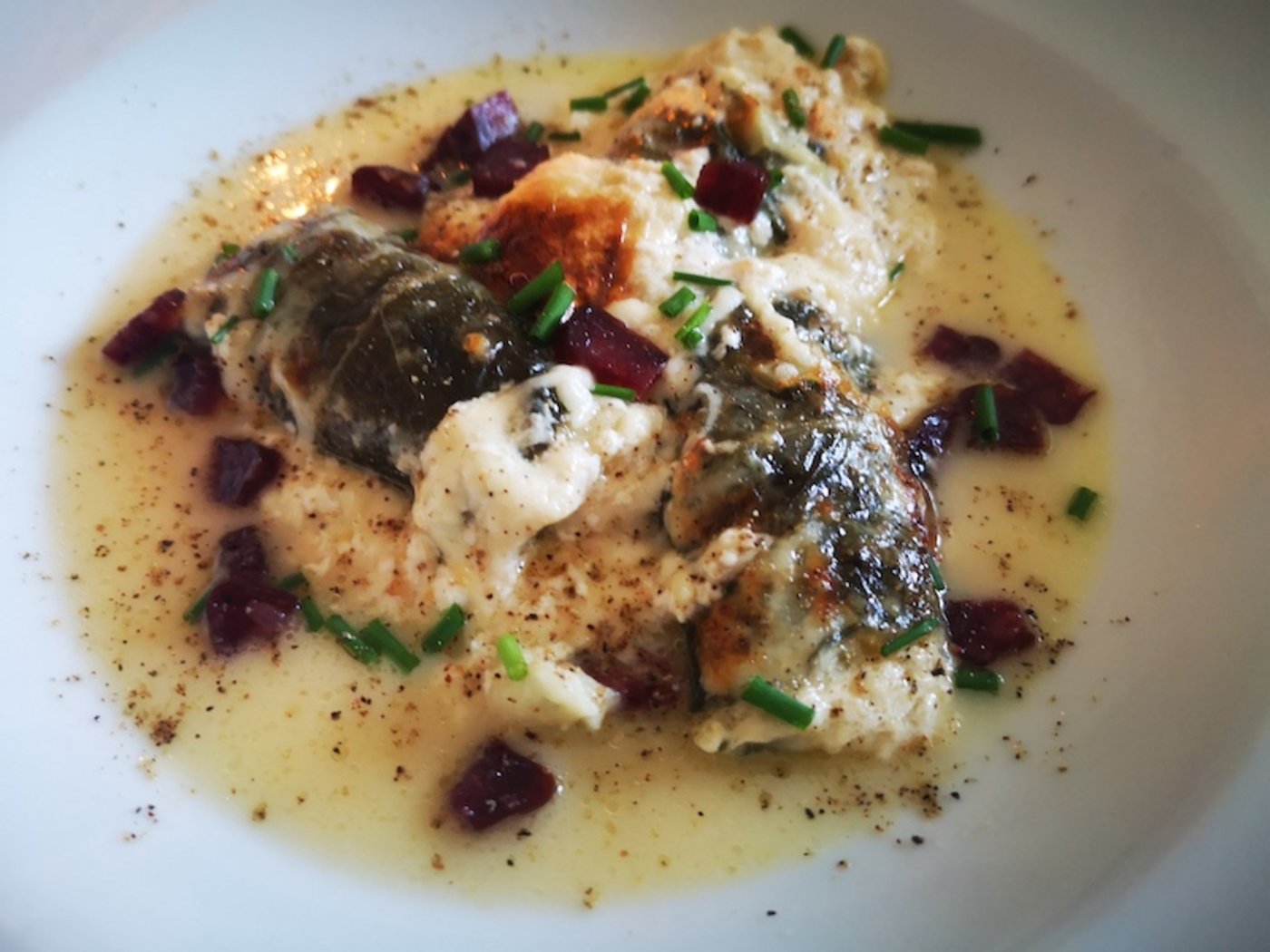 Schmecken lecker: Blacken-Capuns. (Bild Marco Bleisch)