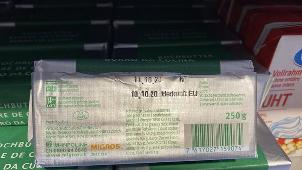 Die importierte Butter stammt laut der Branchenorganisation Butter vor allem aus Deutschland, Irland und Belgien. (Bilder jla)
