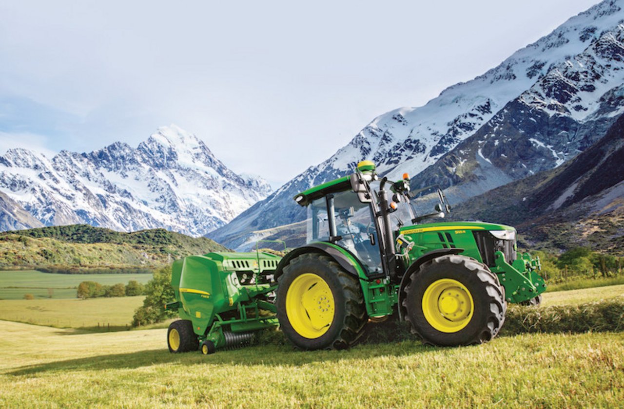 Die meisten Traktoren für die Schweiz werden in Europa hergestellt. Nur die 4er- und 5er-Serie von John Deere könnten von den Strafzöllen betroffen sein. (Bild John Deere)