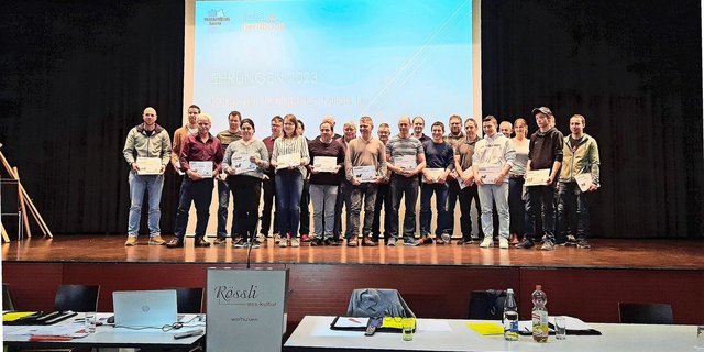 26 Luzerner Swissherdbook-Betriebe wurden für insgesamt 31 neue 100 000er-Kühe ausgezeichnet.