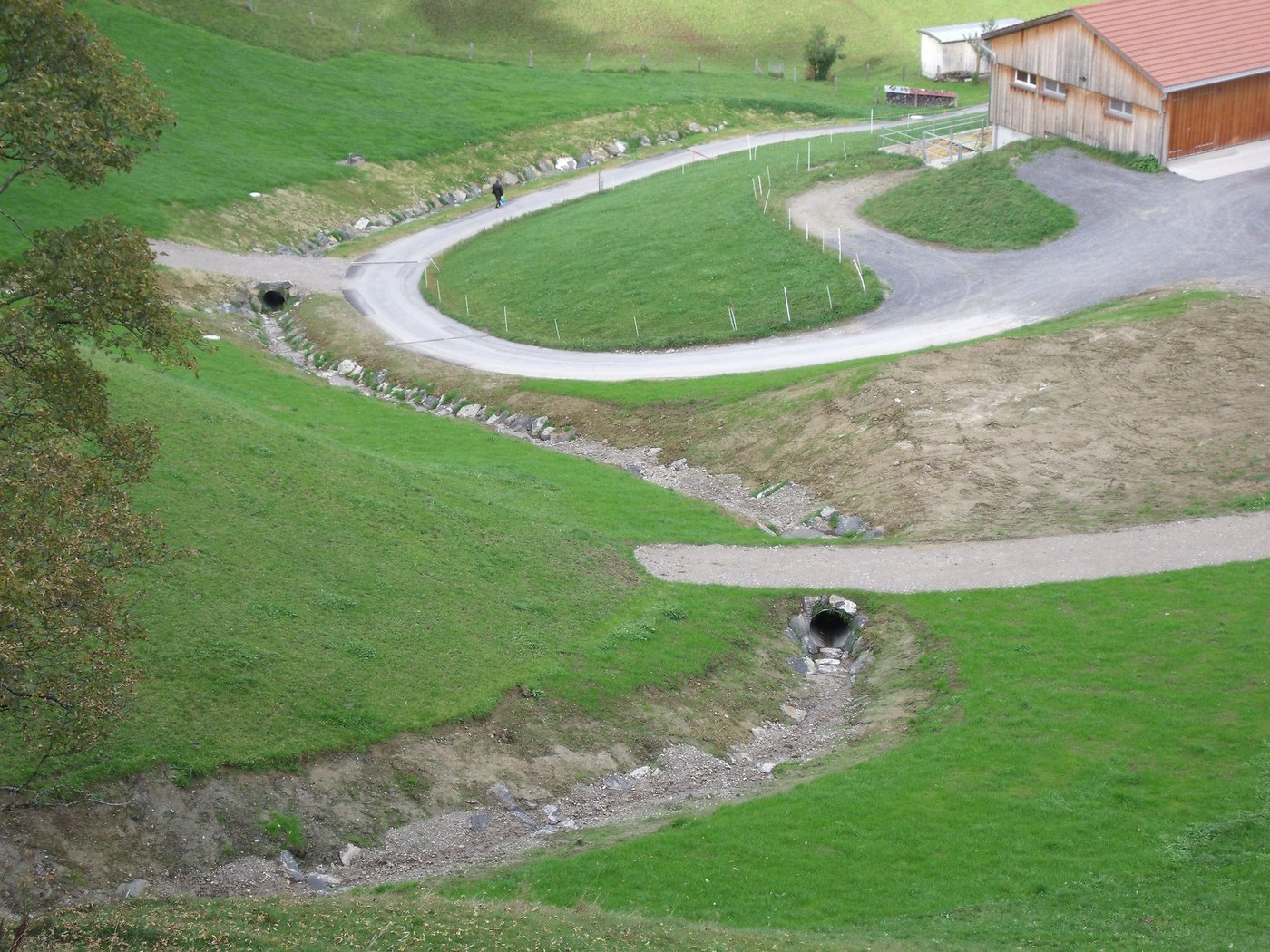 Beispiel einer Gewässerrevitalisierung in Ausserrhoden: der Zübelbach in Urnäsch 2013. (Bild zVg)