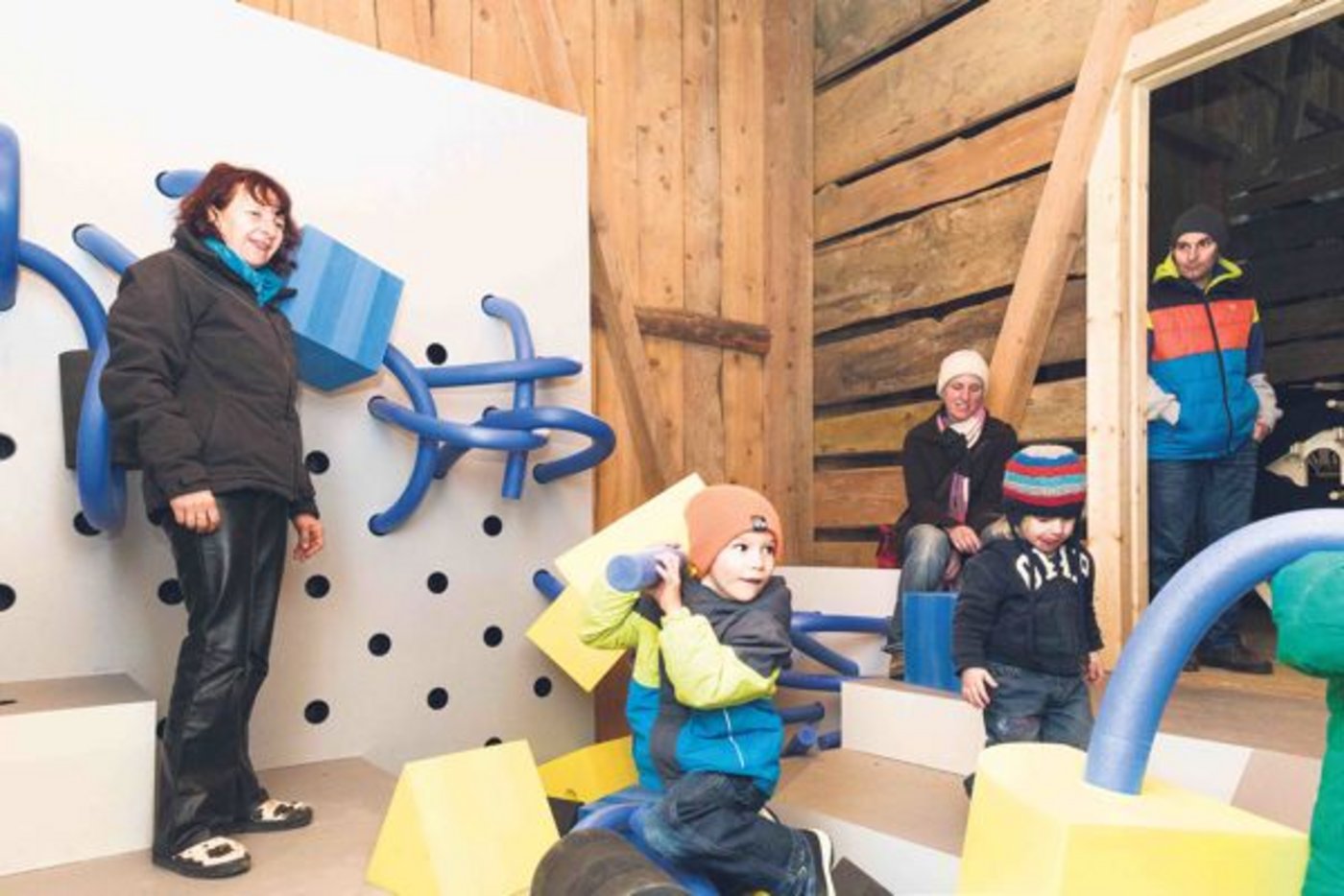 In der Stalla libra bekommen auch Kinder die Gelegenheit, ihre Fantasie auszuleben. (Bild zVg)