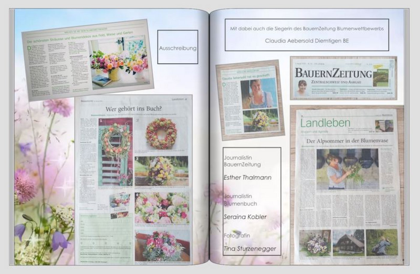 Mit viel Liebe arrangiert Edith Aschwanden Bilder und Zeitungsartikel für ihr eigenes Buch. (Bild Edith Aschwanden)