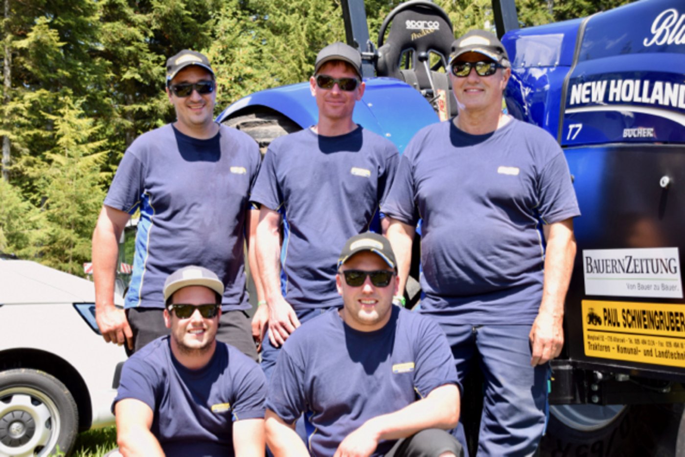 Das Team von «Blue Beast» setzt sich zusammen aus Familie Schweingruber und Freunden. 