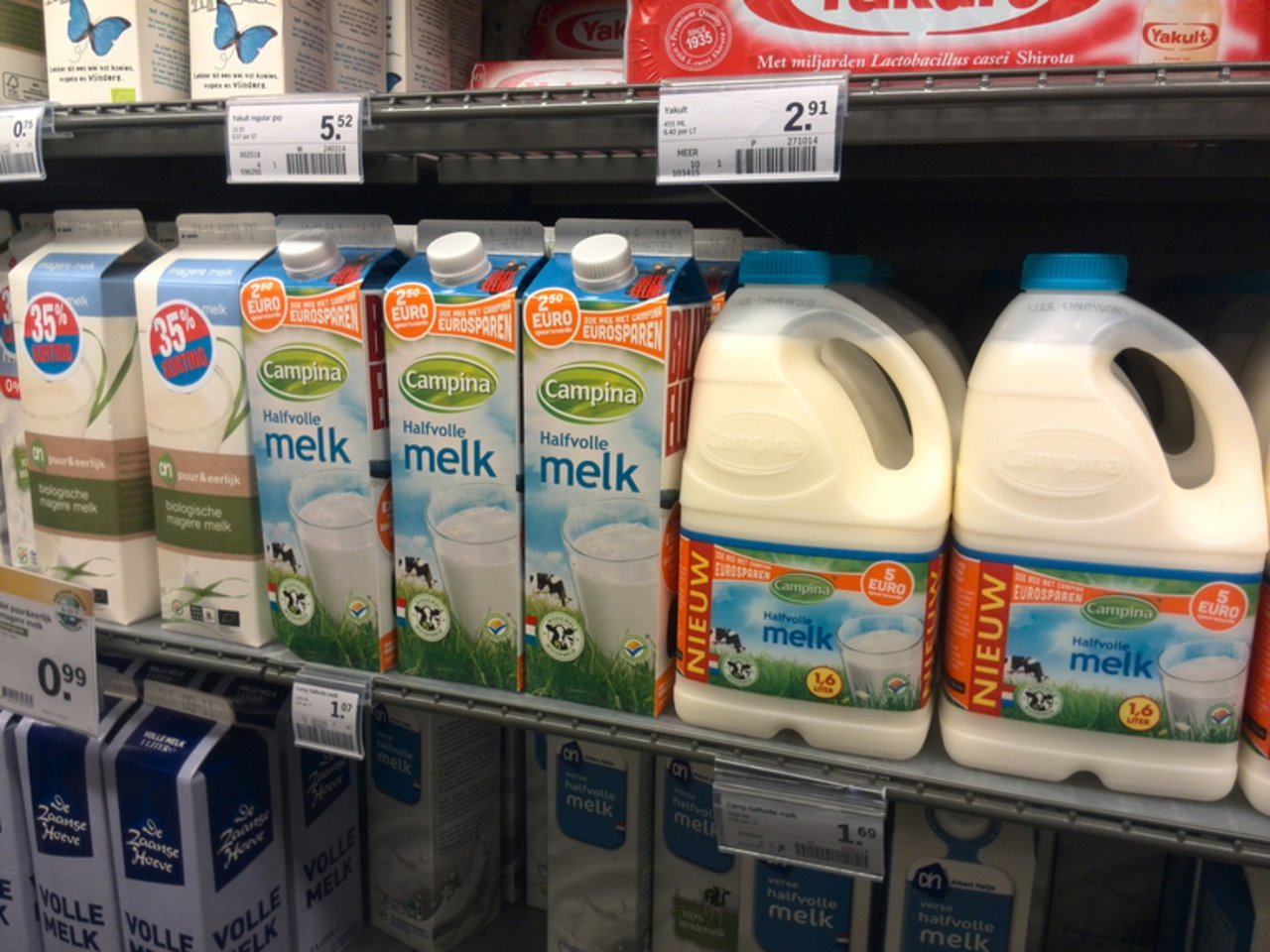 In der EU gehen die Milchpreise wieder zurück. (Bild ji)