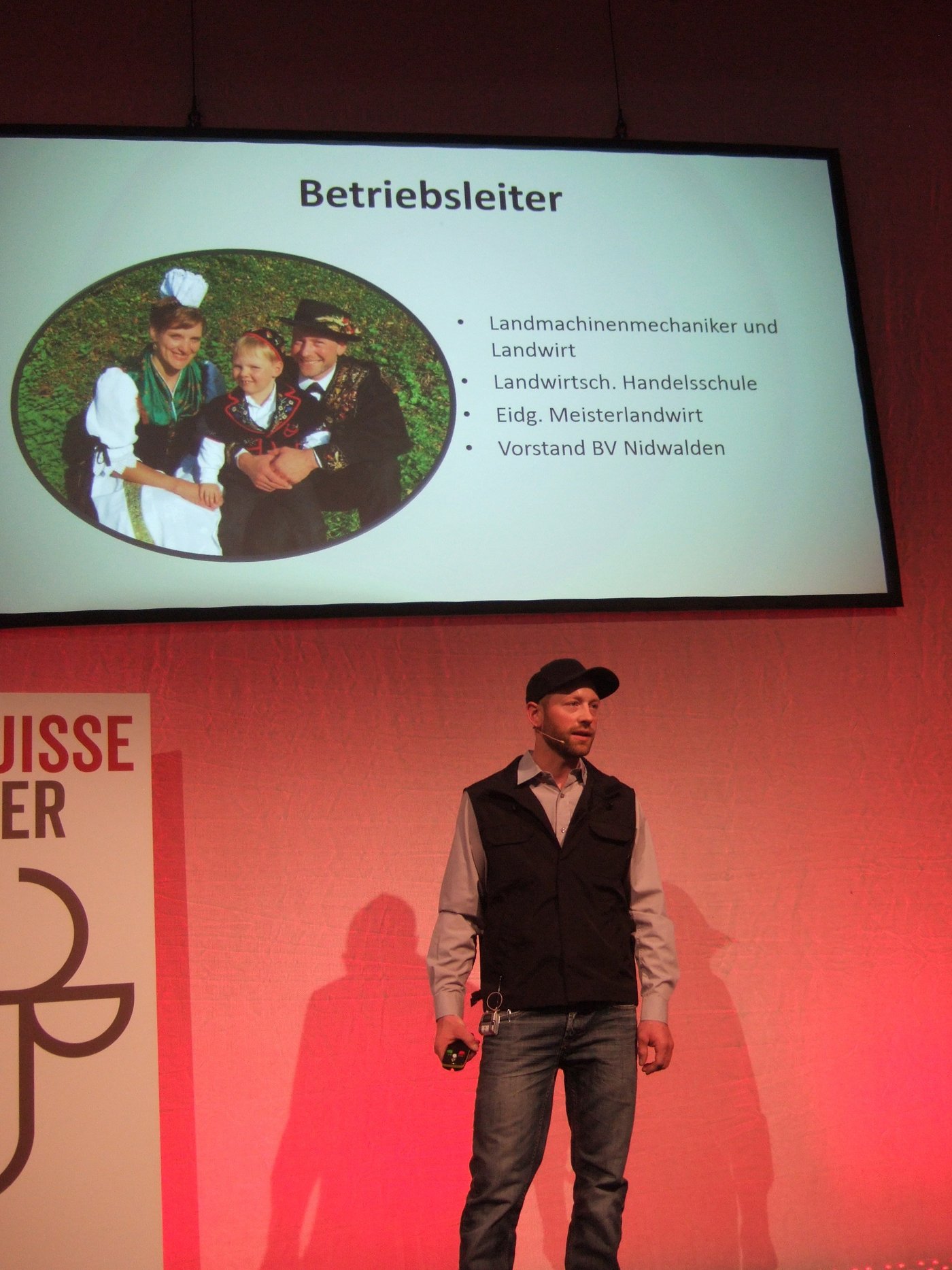 Sepp Lussi stellt seinen Betrieb vor.