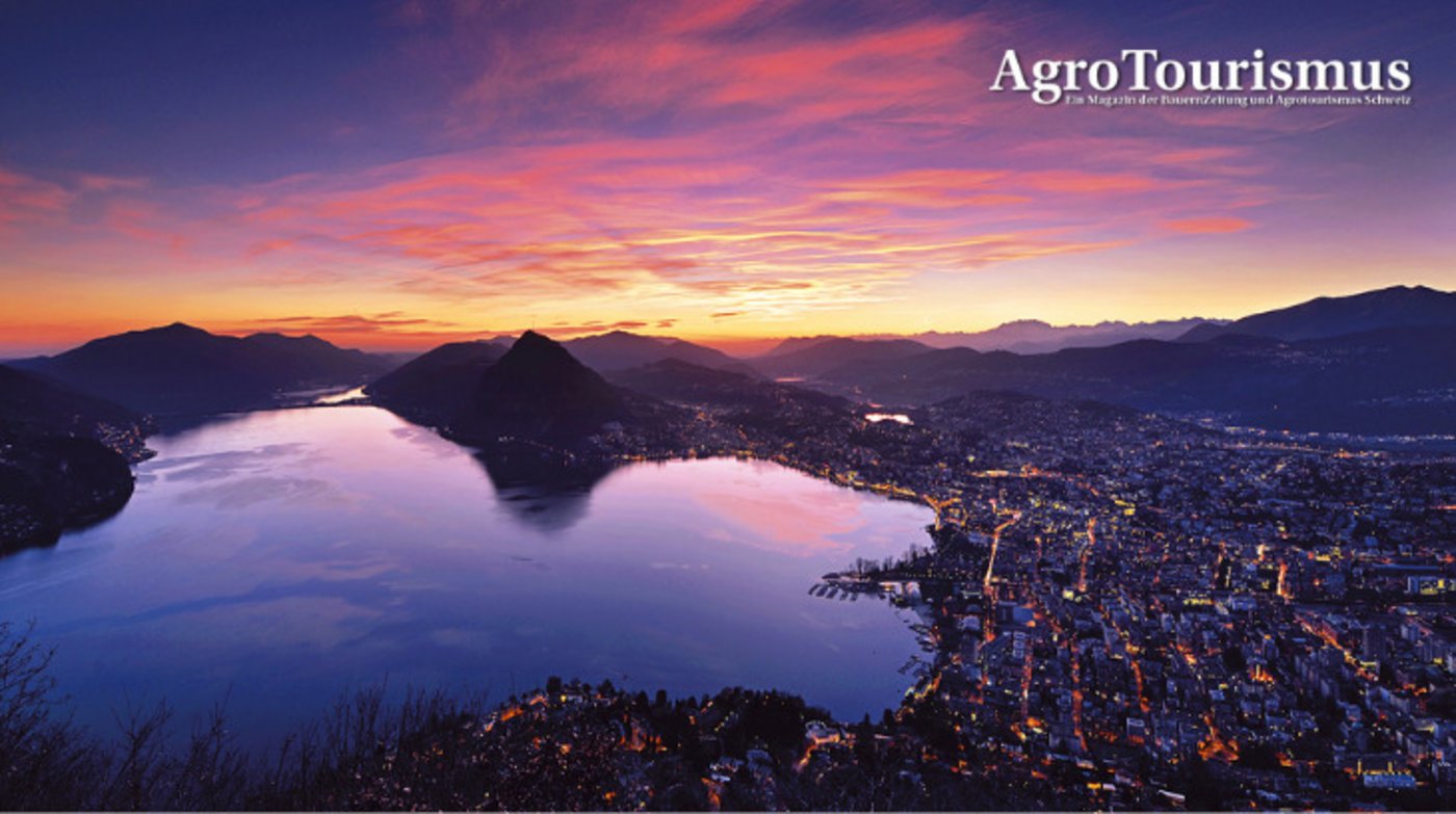 Lugano in der Nacht. Die Auswahl an Restaurants, Osterias und Bars ist gross. Die italienische «Dolce Vita» ist gar nicht so fern. (Bild Lugano Region/ Enrico Boggia)