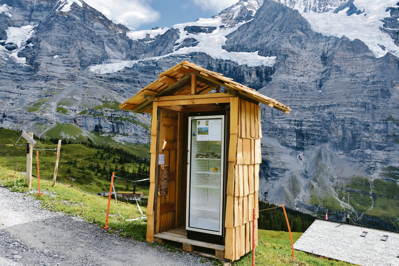 Auch ein kleines «Hoflädeli» haben Amstutzes auf einem Wanderweg aufgestellt. «Es funktioniere sehr gut», sagt der Chef.