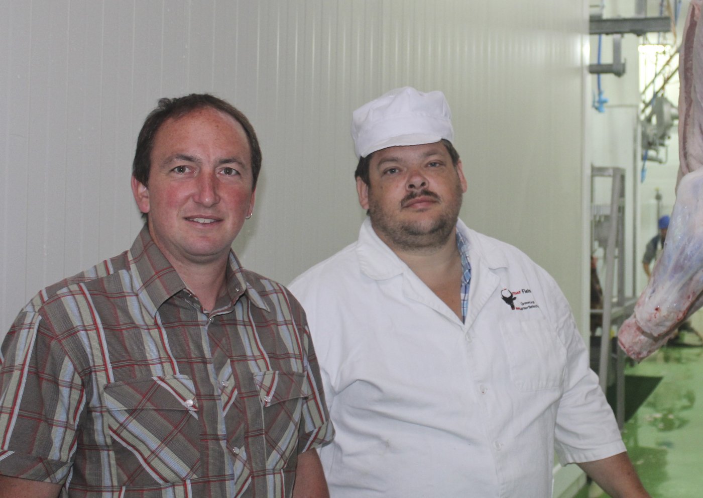 Bauernpräsident Wendel Loretz und Pächter Walter Herger sind mit dem Erreichten zufrieden.