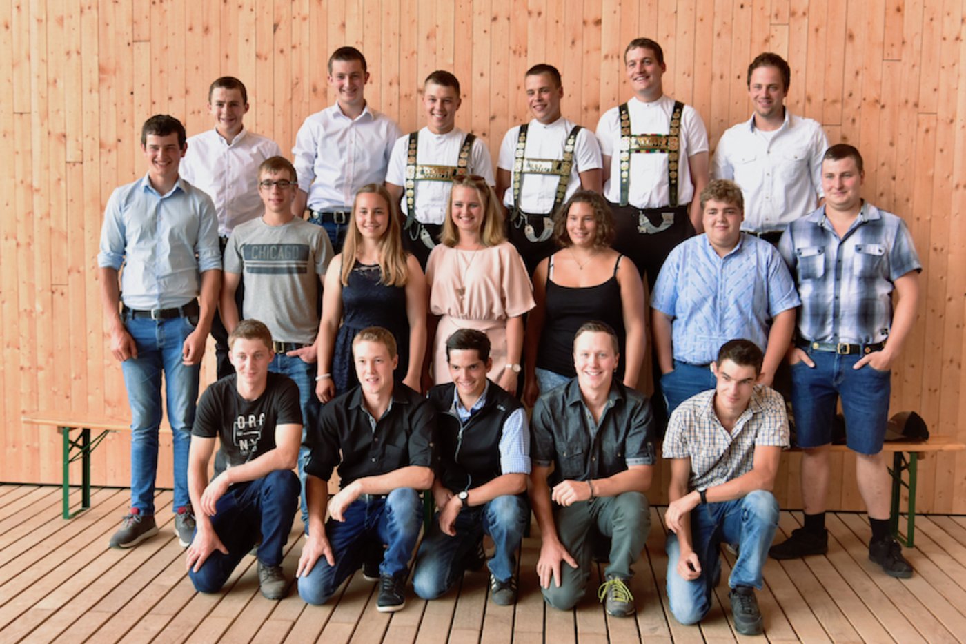 Die Diplomanden der Klasse LW 3b. (Bild bey)