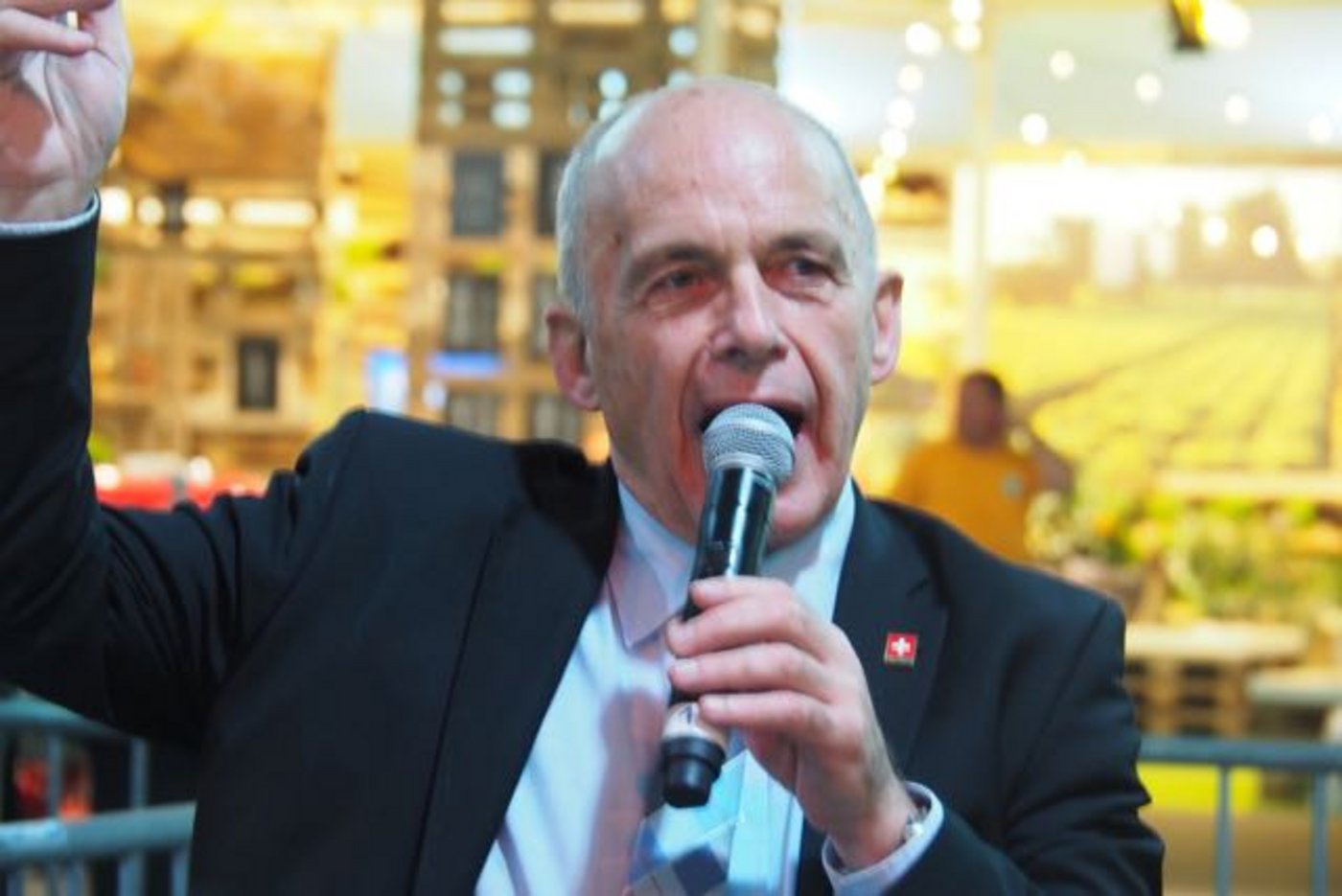 Bundesrat Ueli Maurer bei seiner Ansprache an der Eröffnung der Züla.
