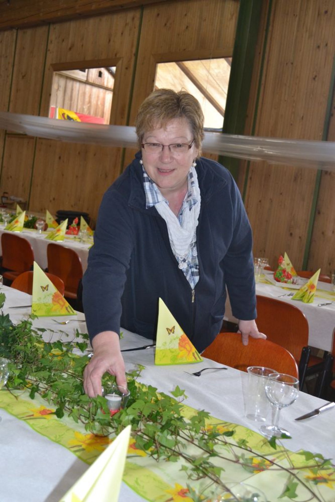 Von April bis Dezember ist Silvia Neuenschwander regelmässig im Wagenschopf beschäftigt. (Bild rbw)