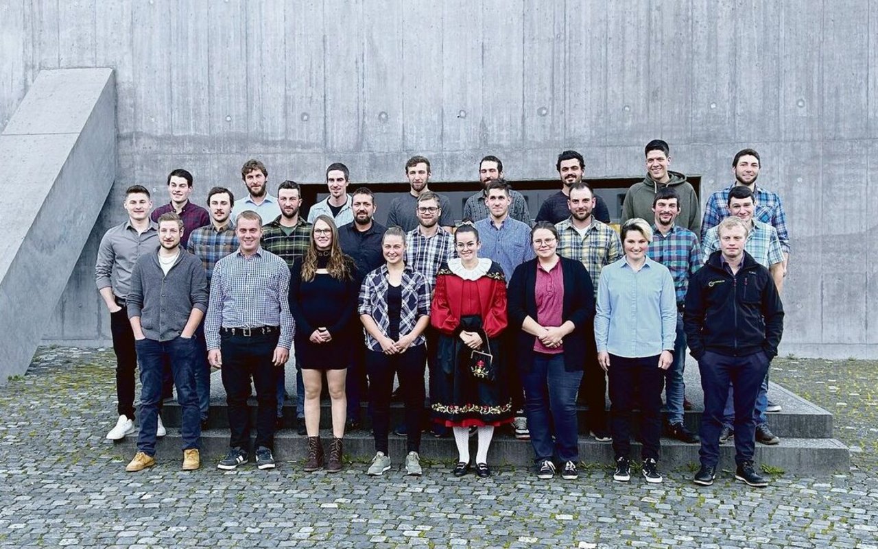 Die 34 Absolventinnen und Absolventen der BLS stammen grösstenteils aus Graubünden und Glarus. Leider waren einige an diesem festlichen Anlass verhindert.