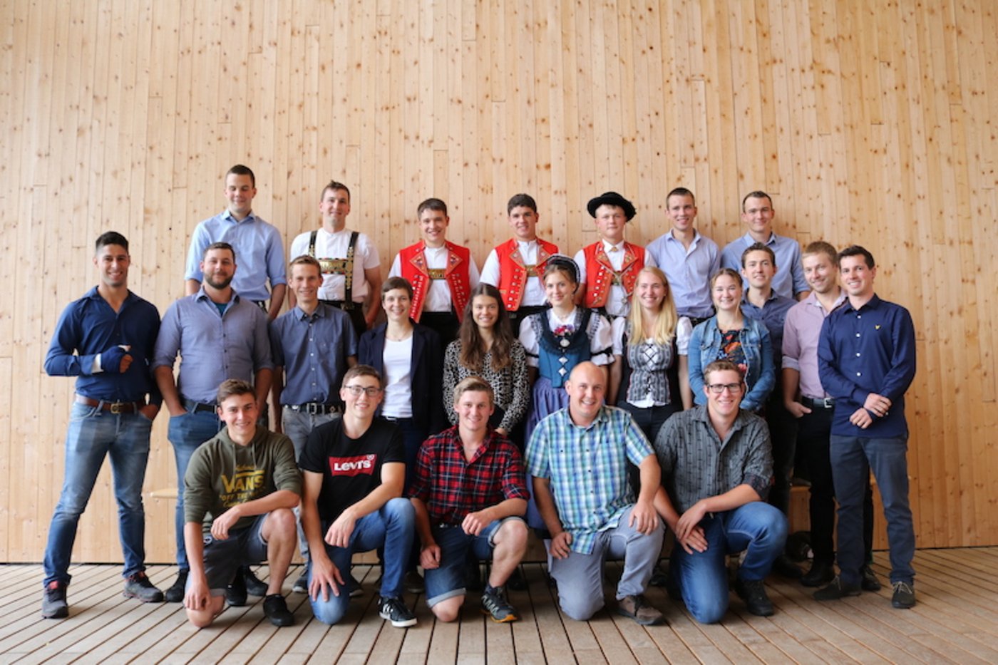 Die Abschlussklasse Landwirt/in EFZ 3c.