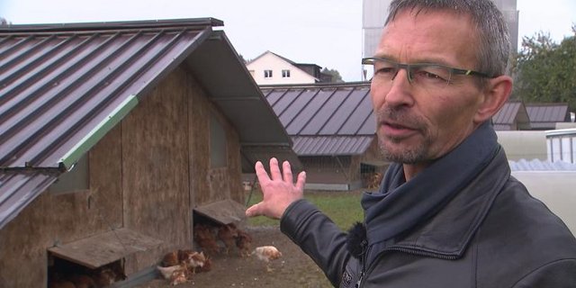 Bio-Suisse-Präsident Urs Brändli wehrt sich im Interview mit «Rundschau» gegen die Vorwürfe. (Bild Screenshot srf.ch)
