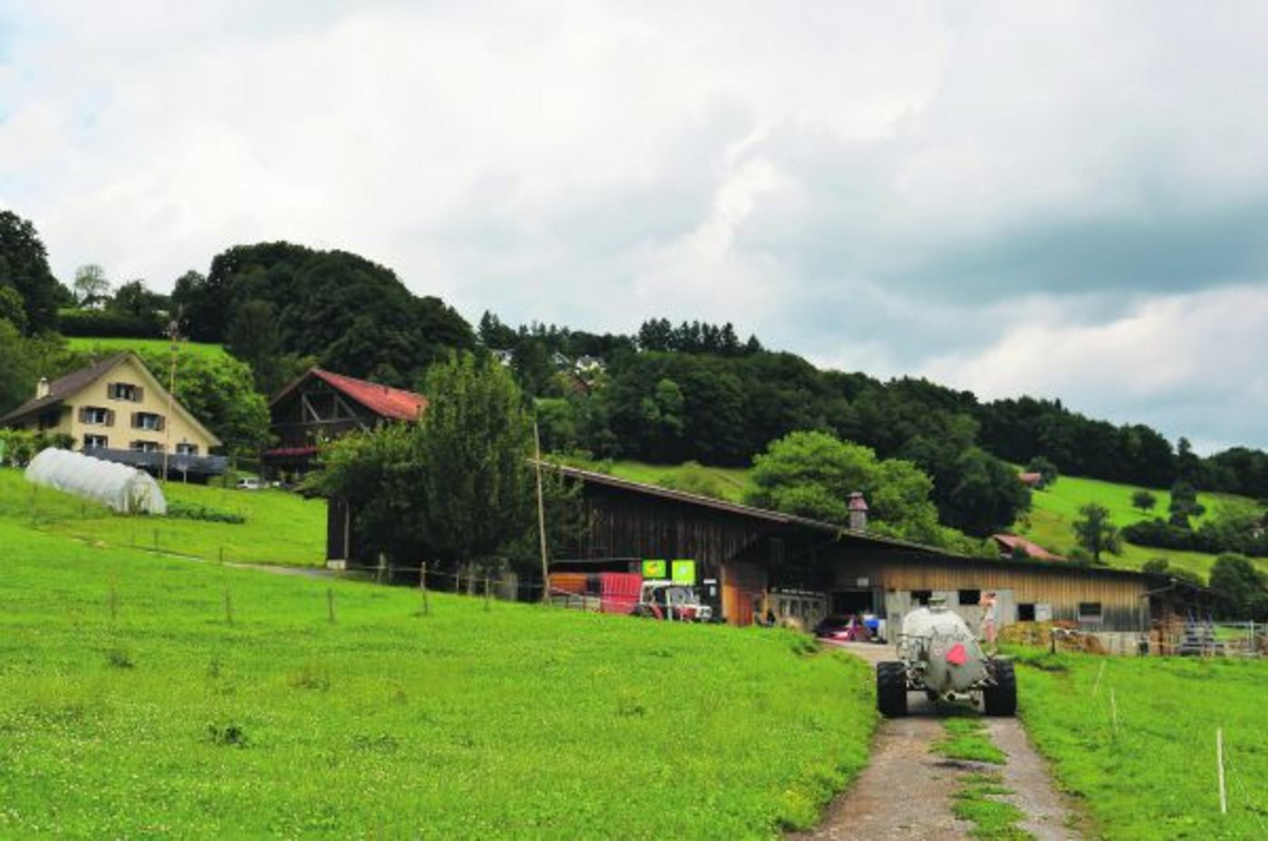 Dominik Glaus hat den elterlichen Hof 2011 im Alter von 25 Jahren übernommen. Er hat diesen Schritt nie bereut.