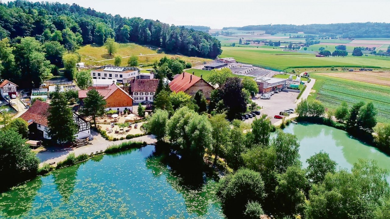 Der kleine Weiler Kundelfingen liegt zwischen den Thurgauer Gemeinden Schlatt-Paradies und Diessenhofen und wird stark durch die Fischzucht geprägt.(Bild Thomas Güntert)