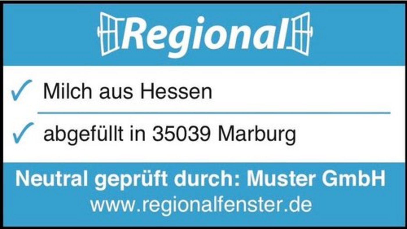 So sieht die Kennzeichnung regionaler Produkte aus. (Bild: zVg)