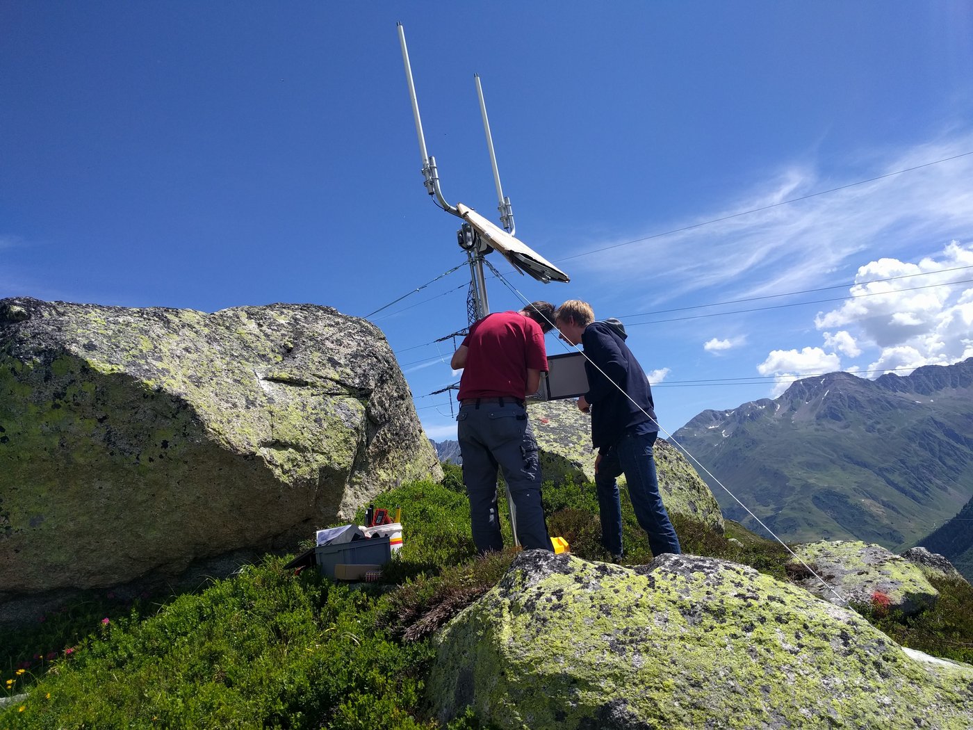 Die Antenne hat eine Reichweite von bis zu 15 Kilometer. (Bild sbu)
