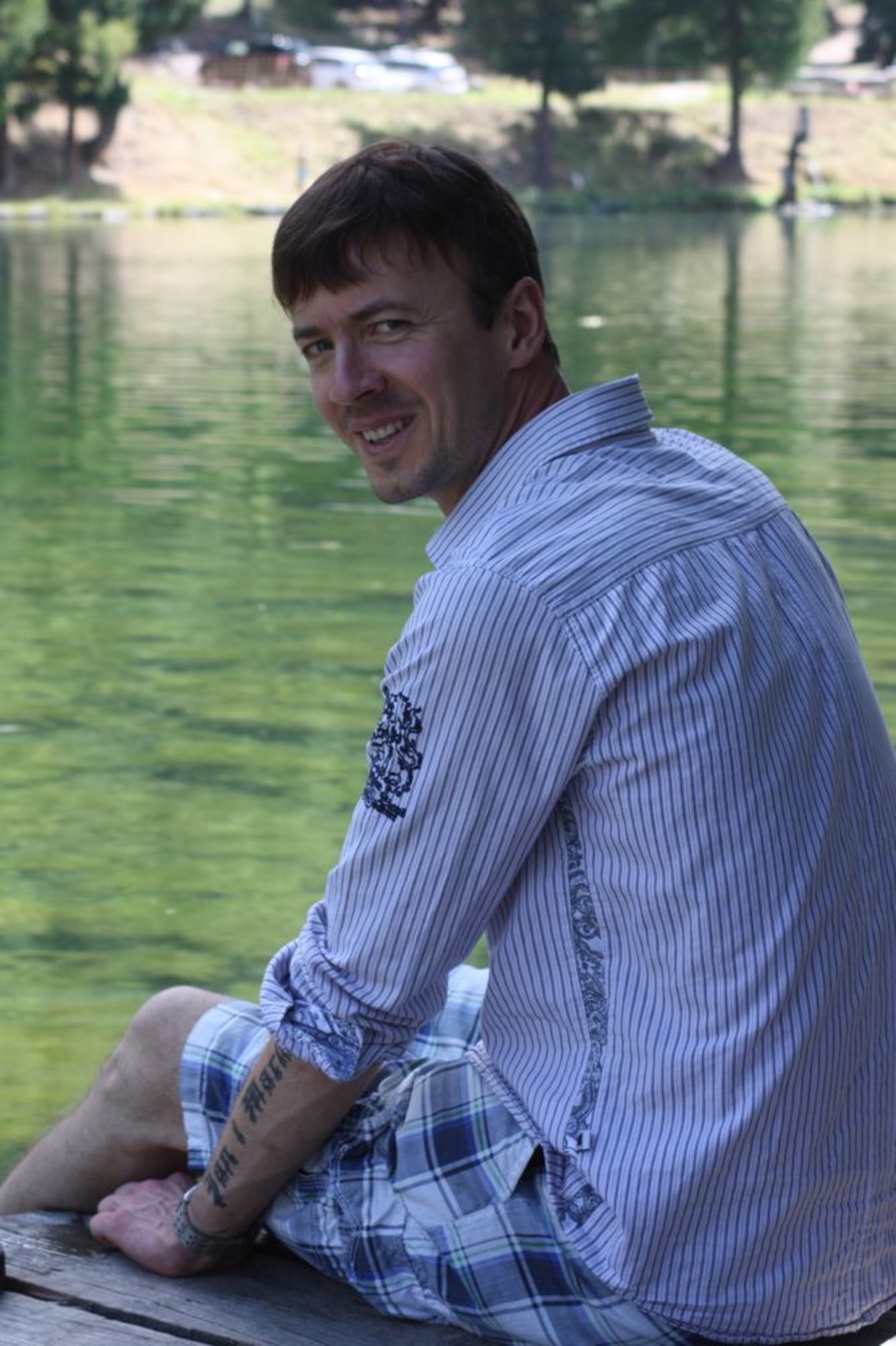 Der 34-jährige Pole erholt sich von der Hektik in der Hotelküche gerne in der Natur. (Bilder Andrea Wyss)