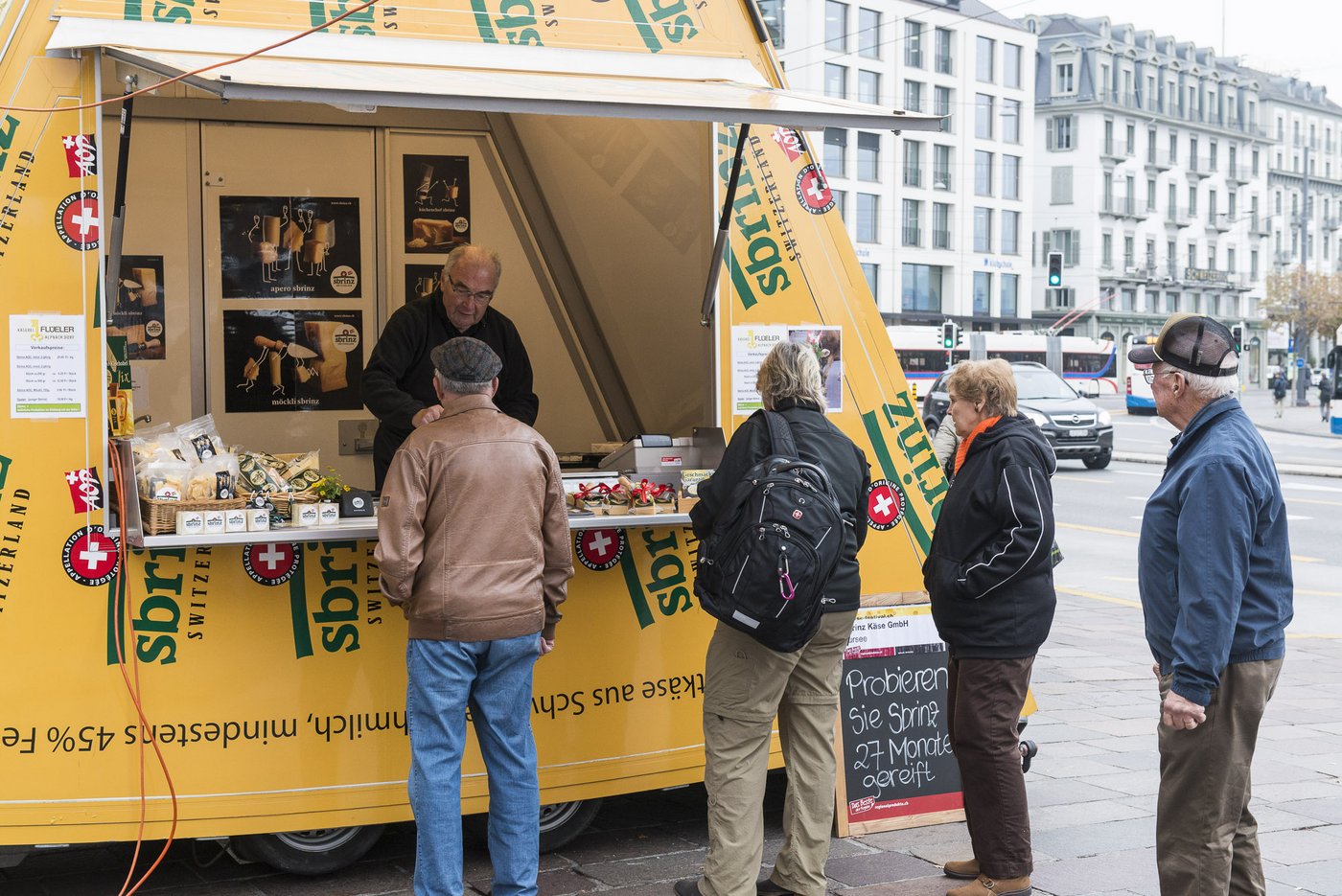 Zulauf auch am Stand von Sbrinz in Luzern