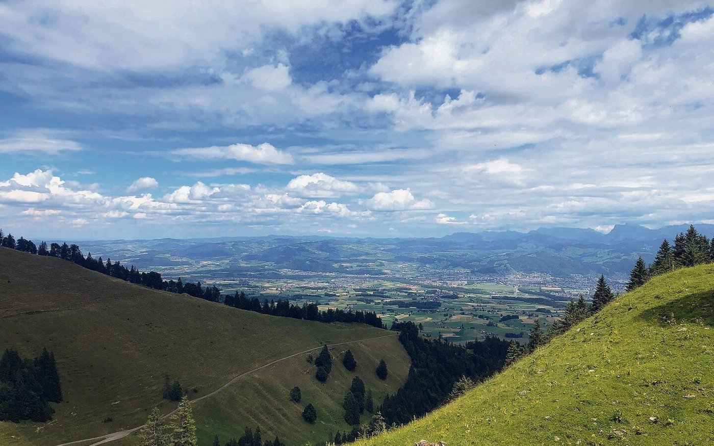 Wegen der Bise trockneten die Böden im Juli auch in höheren Lagen stark aus. Es war ein Sommer mit rekordmässig vielen Hitzetagen und -wellen. Auch die Sonnenscheindauer erreichte neue Höchstwerte.