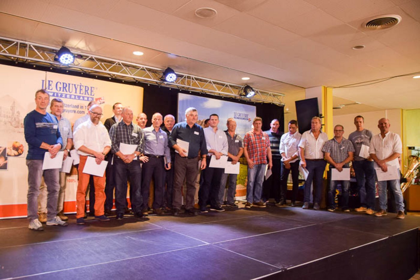 Die Bronze-Gewinner unter den Käsern.