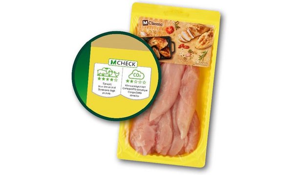 Migros bringt die Sterne-Bewertung fürs Tierwohl und das Klima Ab heute Montag finden sich auf über 100 Migros-Produkten Sterne-Skalen in der Sparte Nachhaltigkeit und Tierwohl.