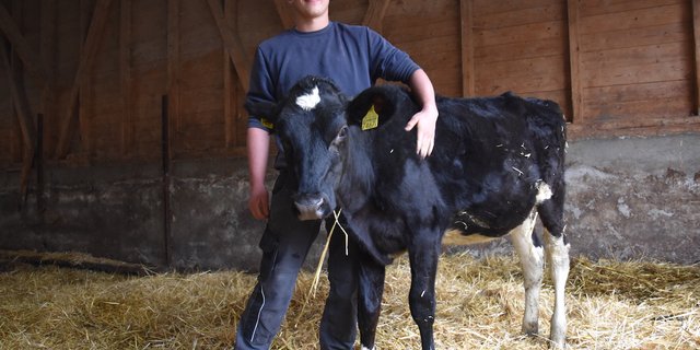 Lukas Rüegg mag die Arbeit mit den Tieren auch en français. (Bild noe)