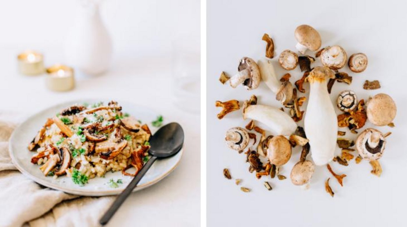 Rezeptidee: Risotto mit Pilzen (Bild Kathrin Toldo)