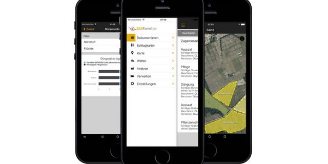 Barto powered by 365FarmNet ist eine webbasierte Plattform zum Verwalten des ganzen Betriebes und zum Erfüllen der Dokumentationspflicht. Über die 365Crop App lassen sich Massnahmen auch unterwegs eintragen. (Bild Barto)