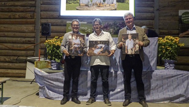 Der Zürcher Bauernverband setzt in seiner Kampagne zu den Nationalratswahlen auf diese Kandidaten (v. l. n. r.): Martin Hübscher, Martin Haab und Martin Farner. (Bild zVg)