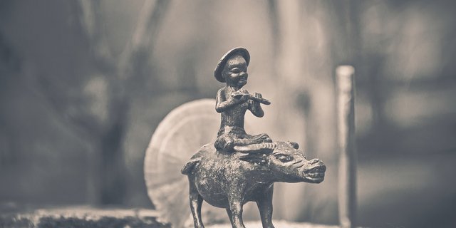 Schon seit Urzeiten reitet der Mensch auf Kühen und Ochsen. Noch heute ist das Bild eines Kuhreiters vielerorts ein alltäglicher Anblick. (Bild Pixabay)