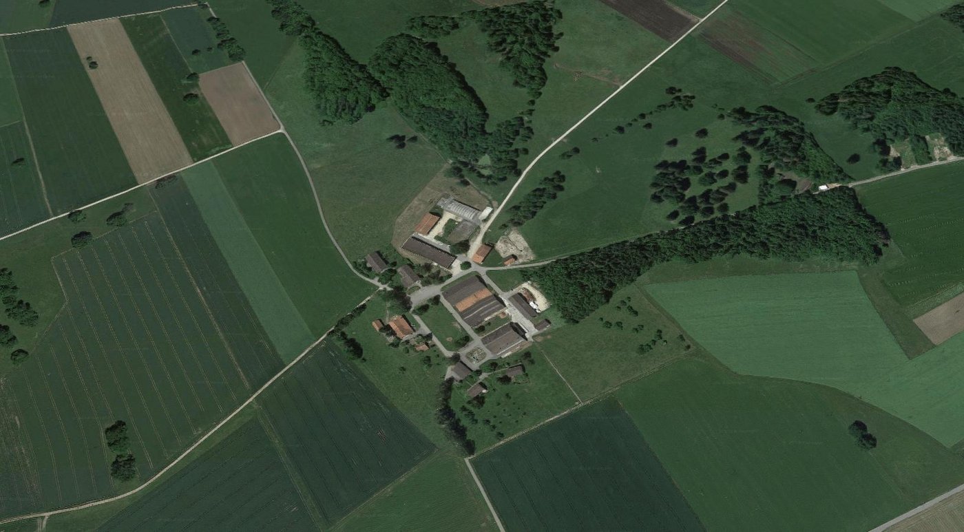 Das Inventar vom Betrieb "La Praye" wird am 5. und 6. März  versteigert. (Screenshot Google Maps)