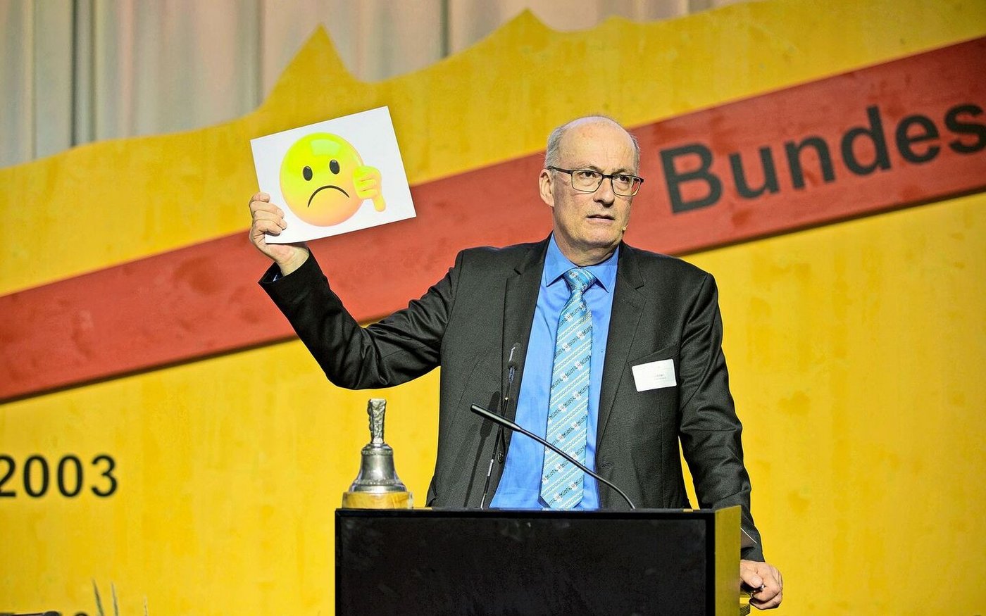 Markus Ritter steigt für weitere vier Jahre in die Hosen als Präsident des SBV. Wie der St.Galler bei seiner Wiederwahl verkündet, wird dies aber seine letzte Amtszeit sein.    