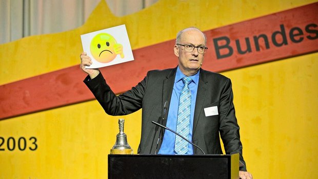 Markus Ritter steigt für weitere vier Jahre in die Hosen als Präsident des SBV. Wie der St.Galler bei seiner Wiederwahl verkündet, wird dies aber seine letzte Amtszeit sein. 