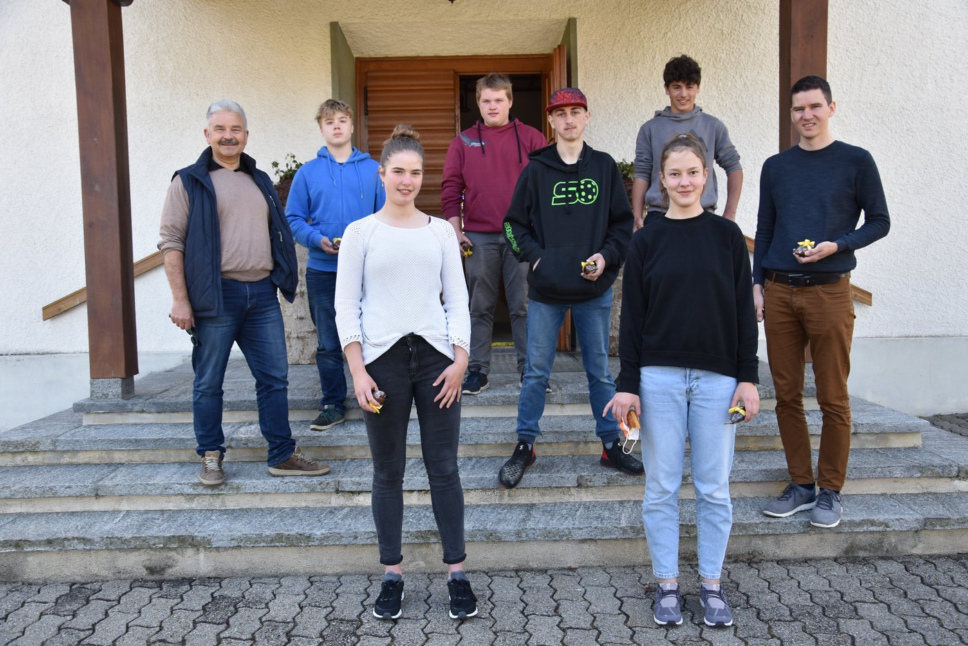 Im Rahmen der Vorbereitung auf ihre Konfirmation machten sich die Jugendlichen Gedanken darüber, wem gegenüber sie sich dankbar erweisen könnten – z. B. gegenüber Bäuerinnen und Bauern. (Bild Barbara Heiniger) 